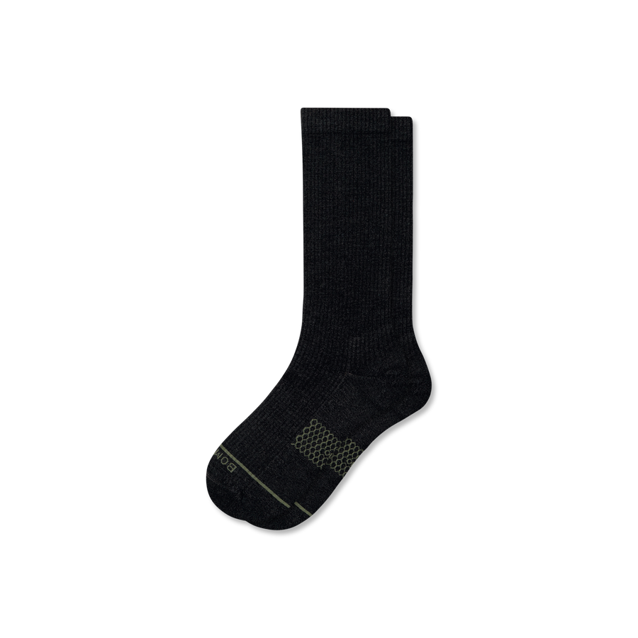 Women's Merino Wool Blend Modern Rib Calf Socks - Active Home Fit