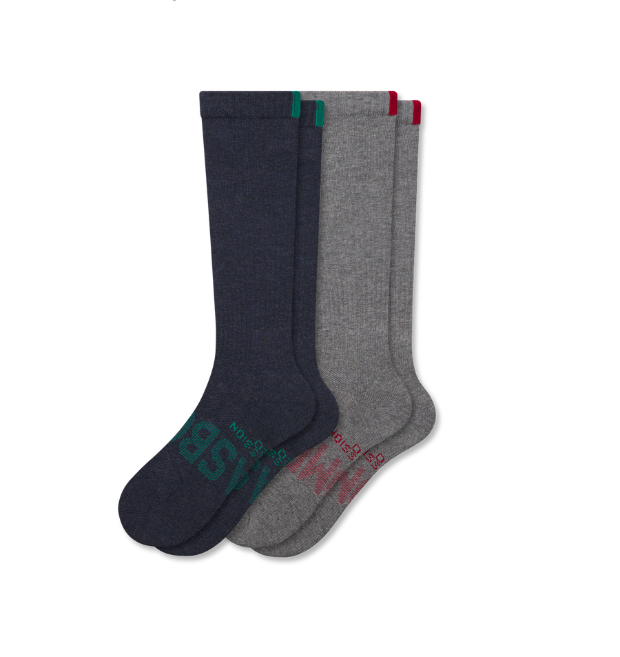 Men’s Everyday Compression Sock 2-Pack Gift Box - Support Warmup Move