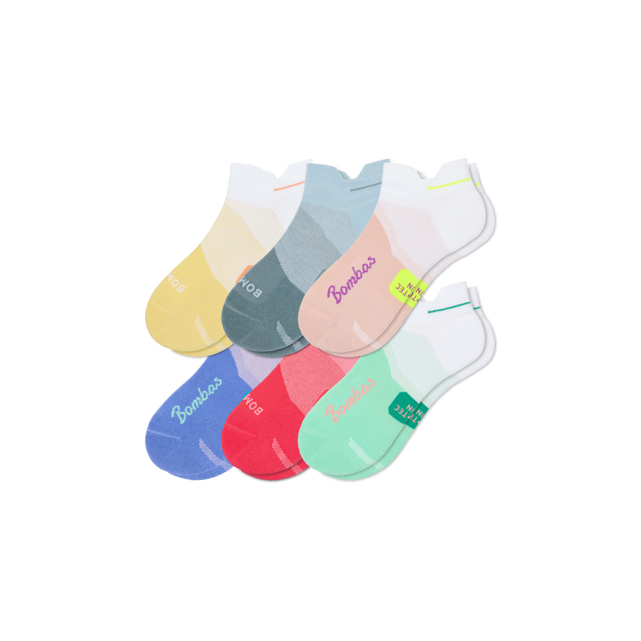 Women's Run Ankle Sock 6-Pack - Cushion Trail Support