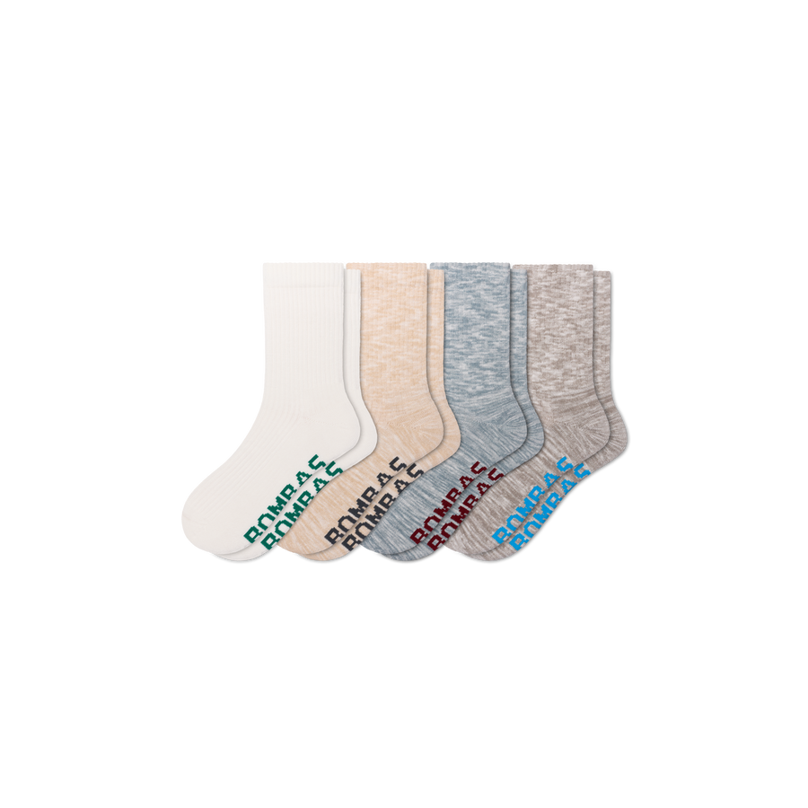 Women's Summer Ragg Half Calf Sock 4-Pack - Easy Run Support
