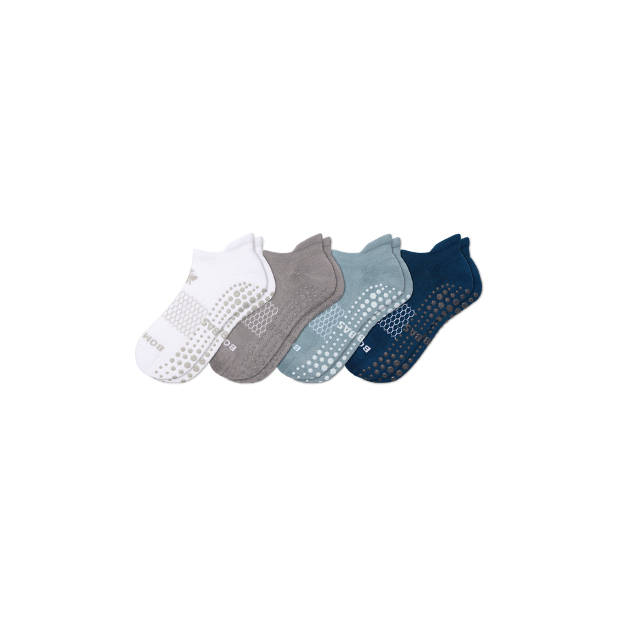 Men's Gripper Ankle Sock 4-Pack - Comfort Shift Wear