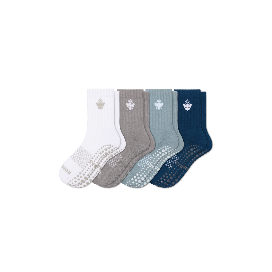 Men's Gripper Half Calf Sock 4-Pack - Active Court Pair