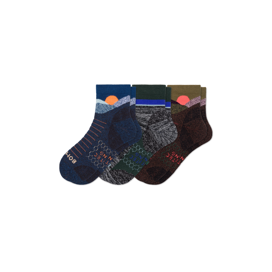 Women's Hiking Quarter Sock 3-Pack - Light Weekend Step