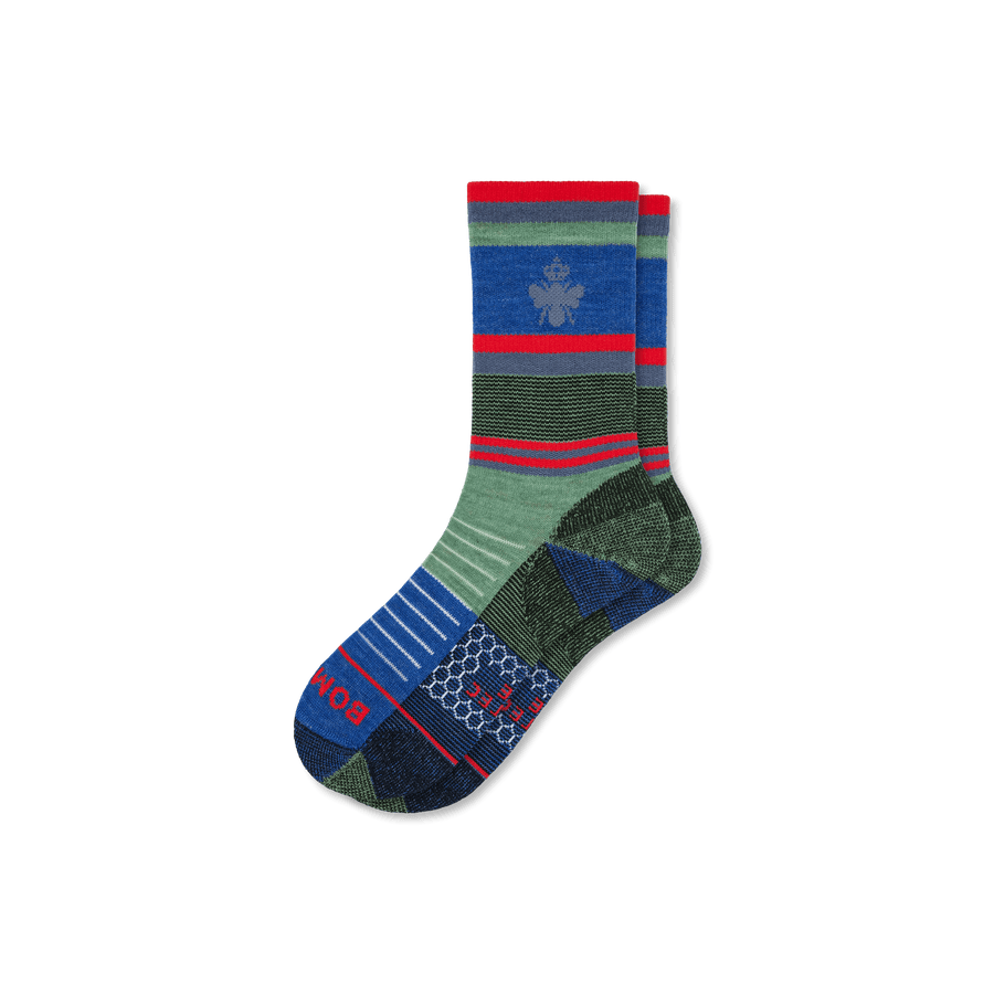 Cotopaxi x Bombas Merino Wool Blend Hiking Calf Socks - Modern Trail Step