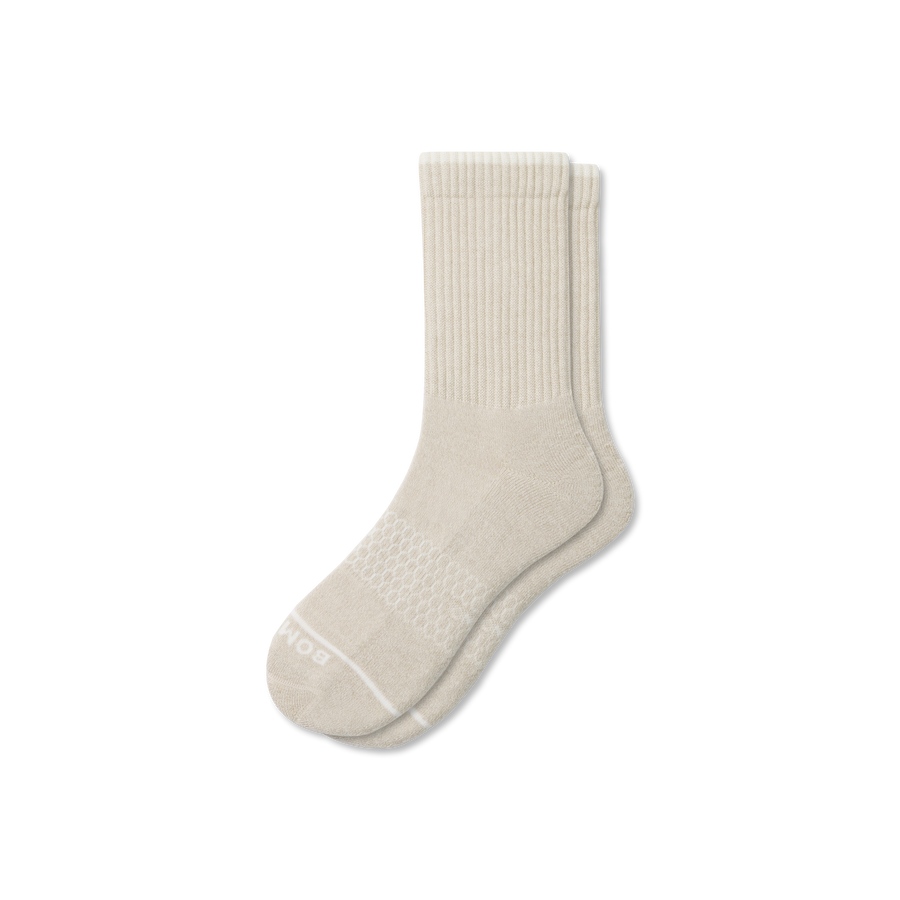 Men's Merino Wool Blend Half Calf Socks - Weekend Office Rotation