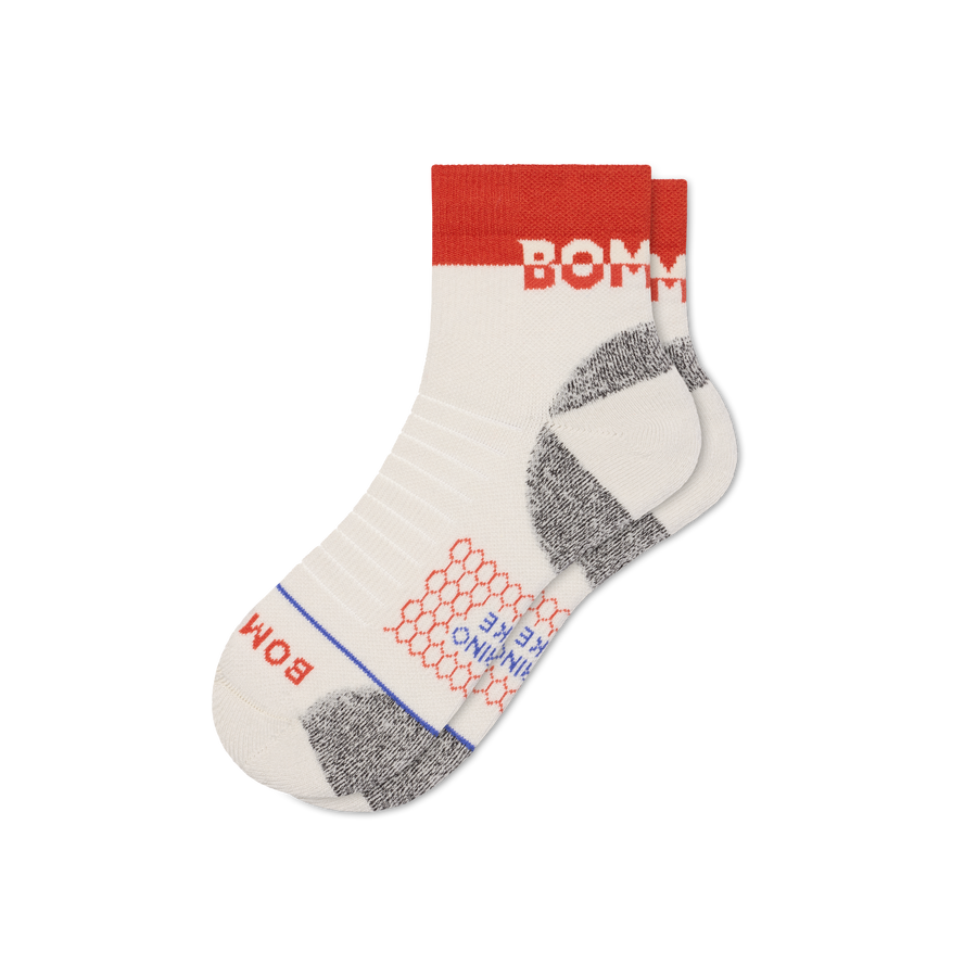 Men's Merino Wool Blend Hiking Quarter Socks - Fresh Fit