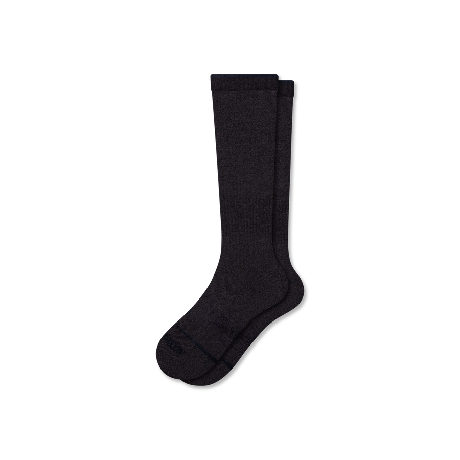 Women's Merino Wool Blend Everyday Compression Knee High Socks (15-20mmHg) - Support Motion Relief