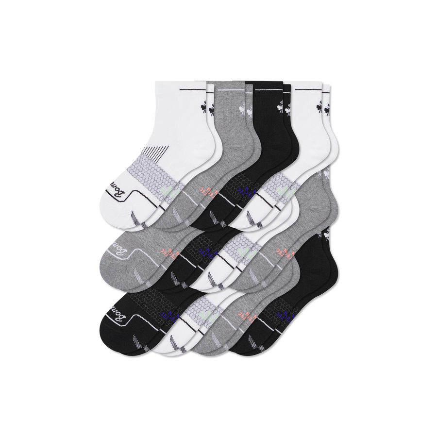 Women's Run Quarter Sock 12-Pack - Cozy School Move