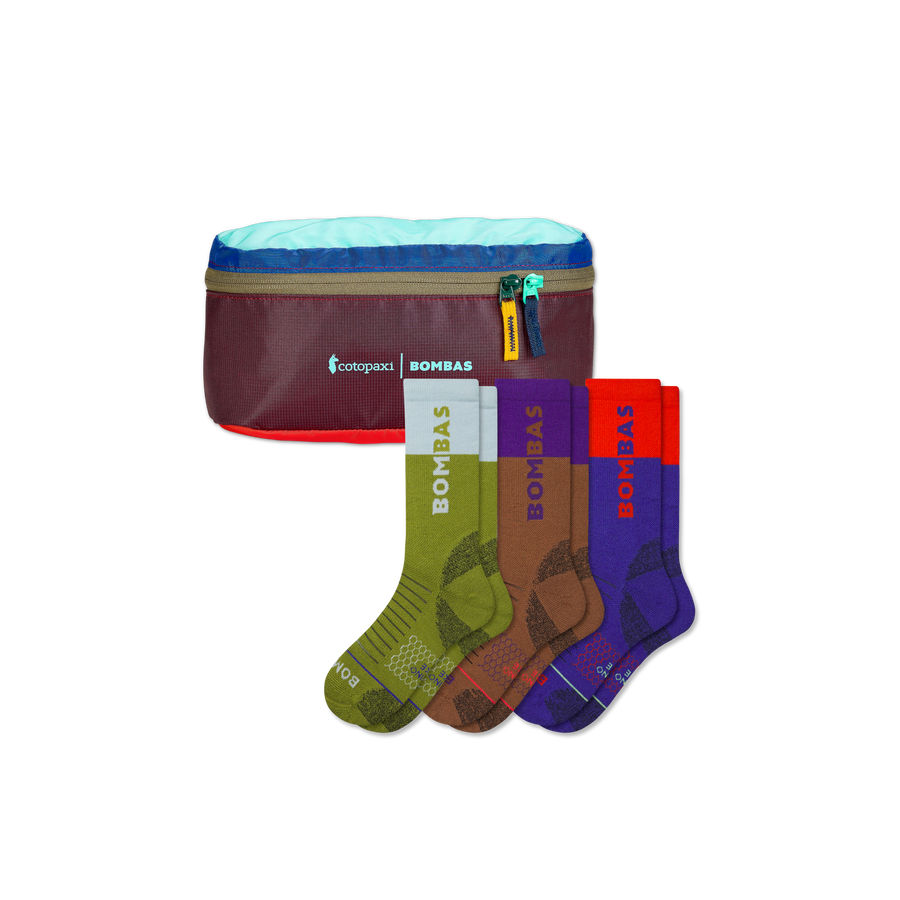 Women's Merino Wool Blend Hiking Sock 3-Pack & Cotopaxi Fanny Pack - Home Setup