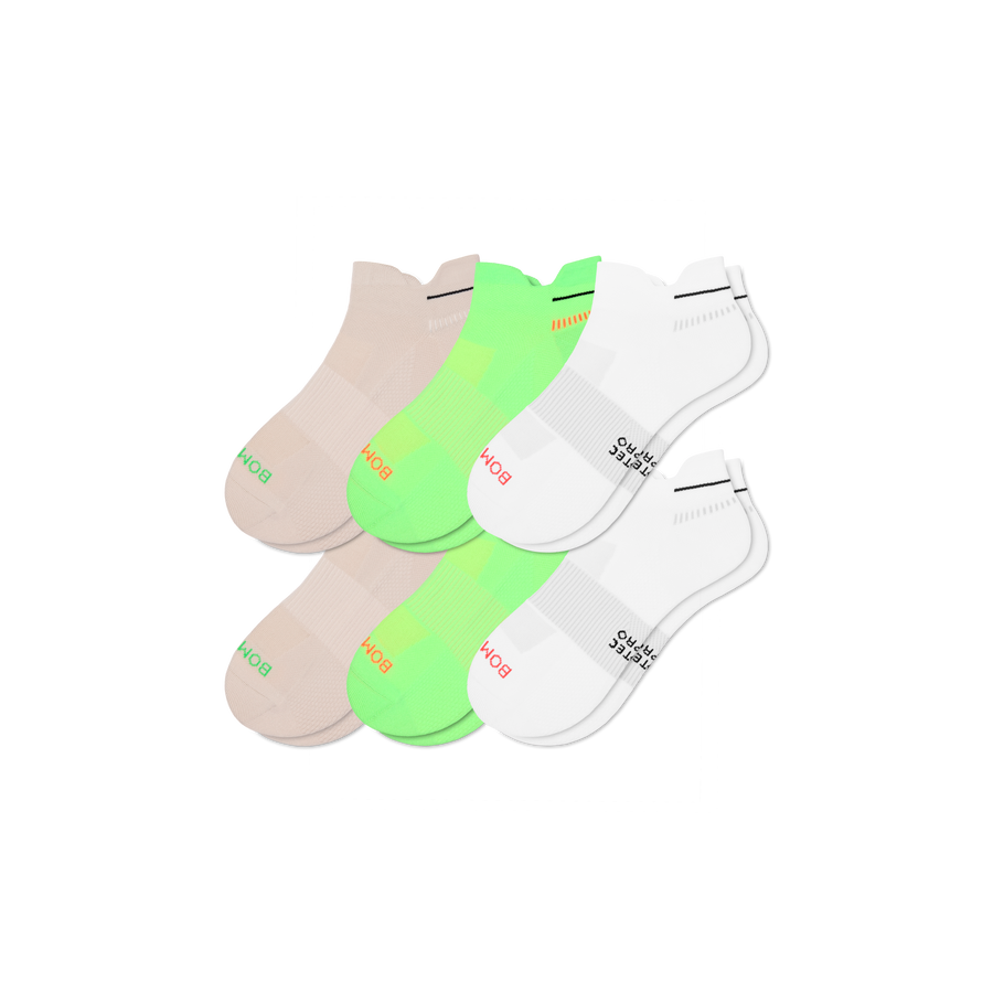 Women's RunPro Ankle Sock 6-Pack - Smooth Office Step