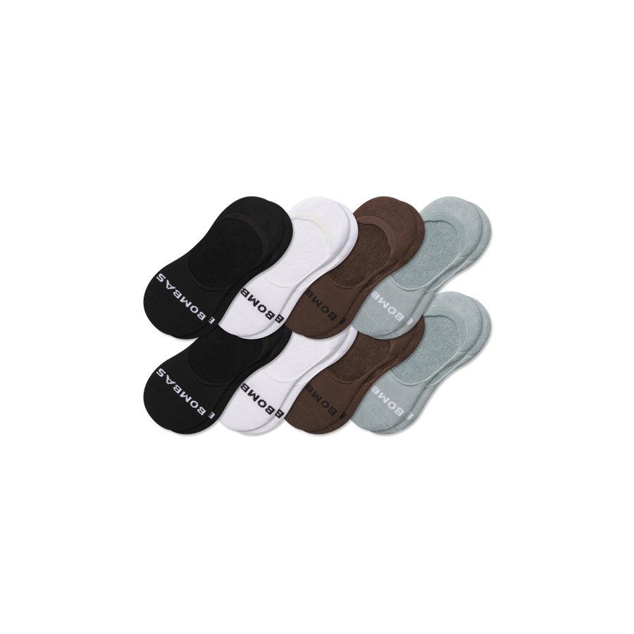 Men's Mid-Cut Cushioned No Show Sock 8-Pack - Studio Run Fit
