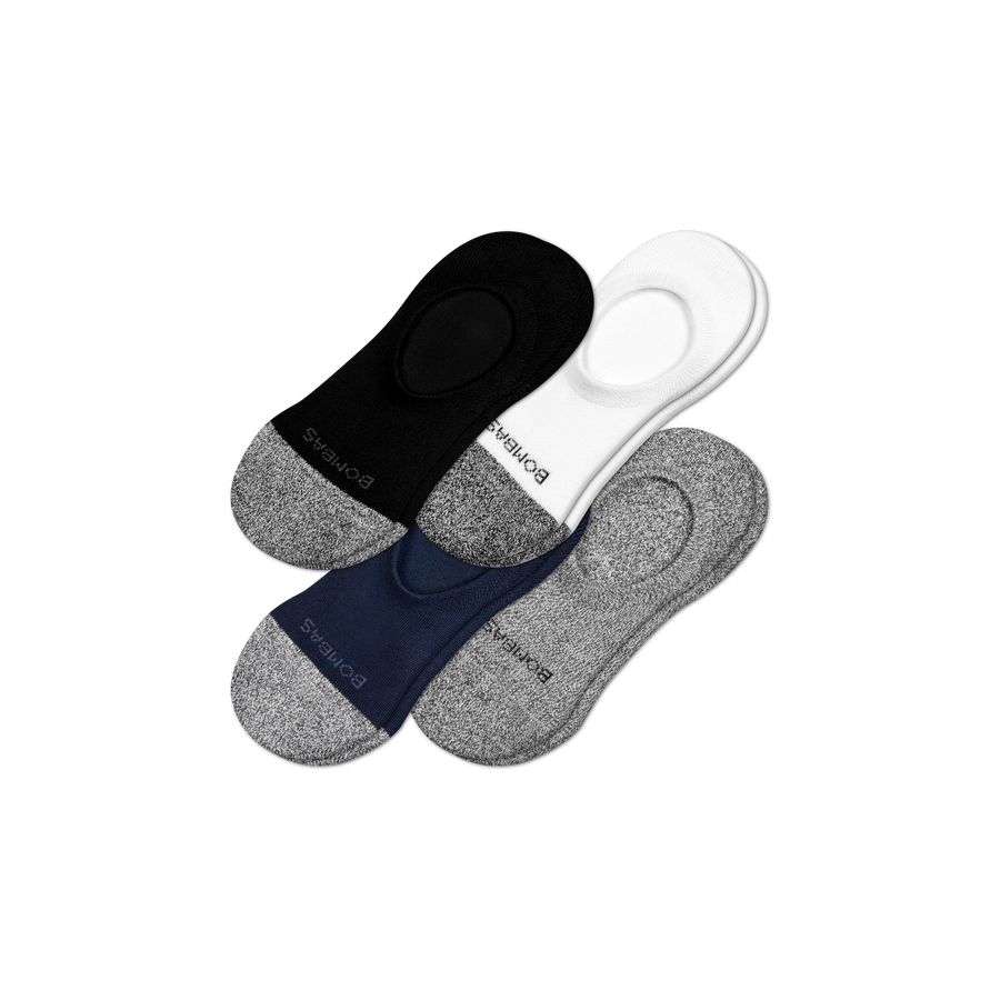 Men's Cushioned No Show Sock 4-Pack - Easy Travel Support