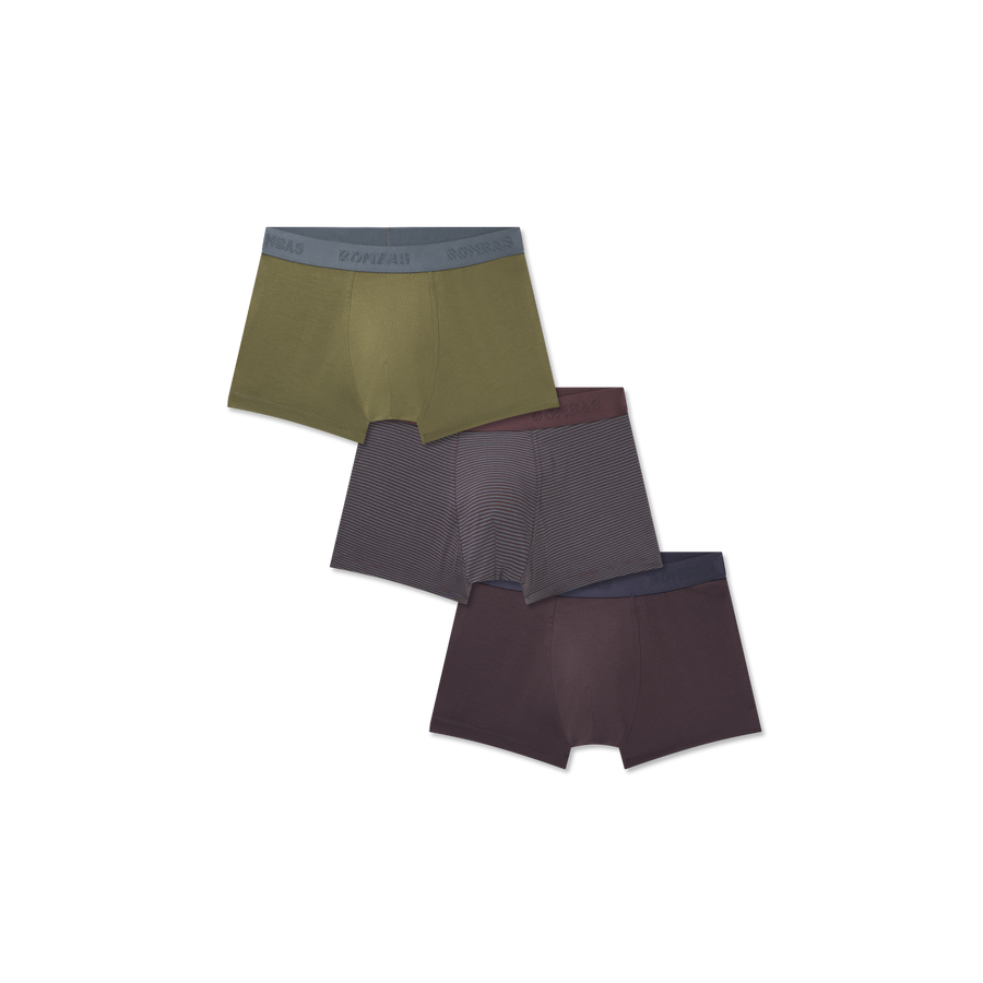 Men's Cotton Modal Blend Trunk 3-Pack - Easy Layer Wear