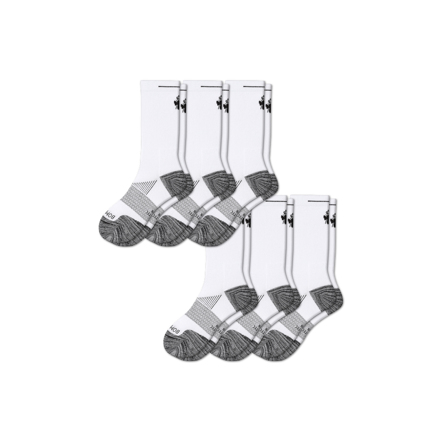Men's Run Calf Sock 6-Pack - Studio Crew Support