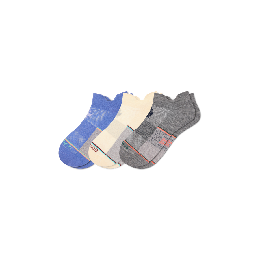 Women's UltraLite Sport Merino Wool Blend Ankle Sock 3-Pack - Weekend Office Comfort
